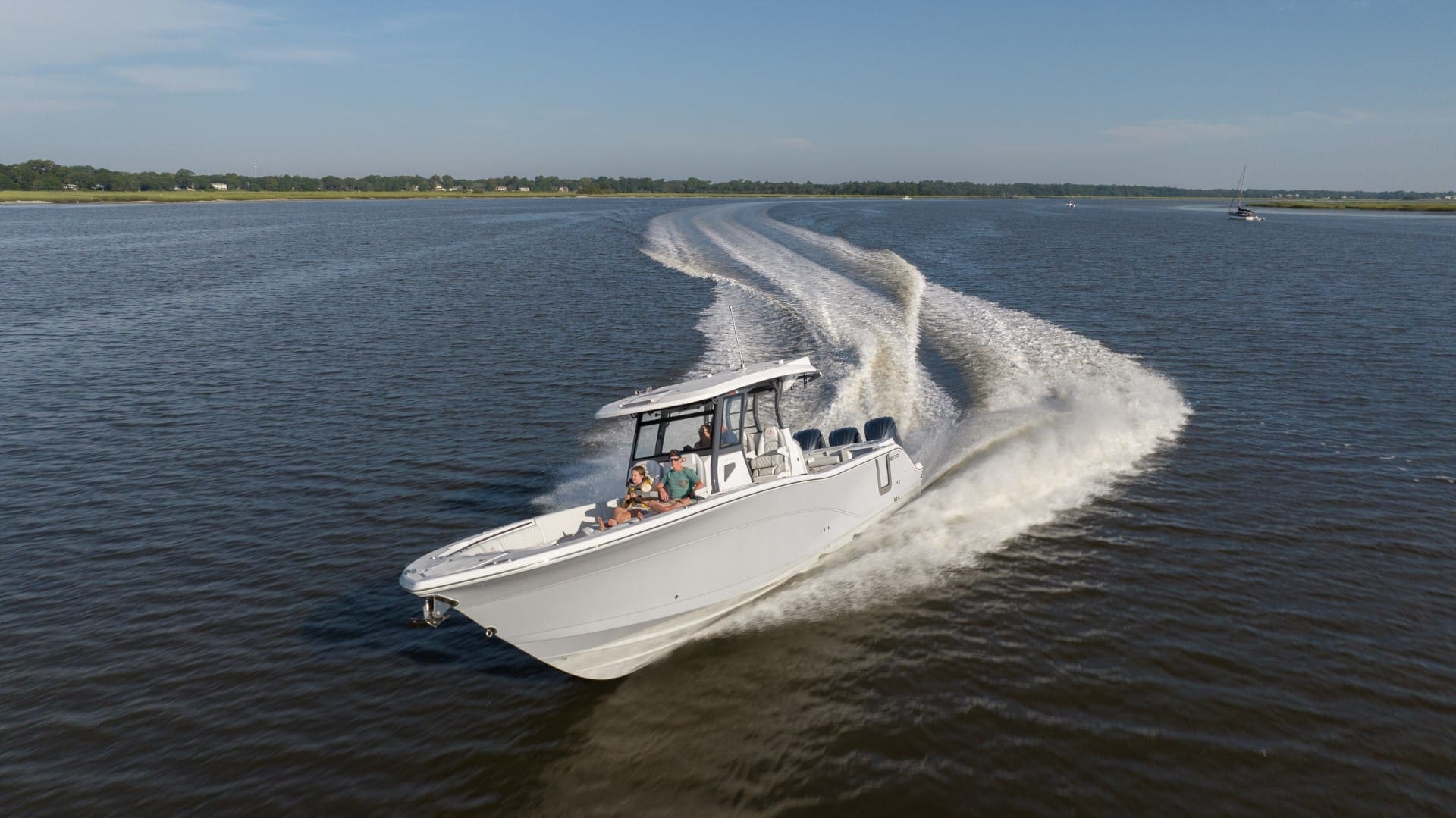 Sea Fox 368 Commander on the water