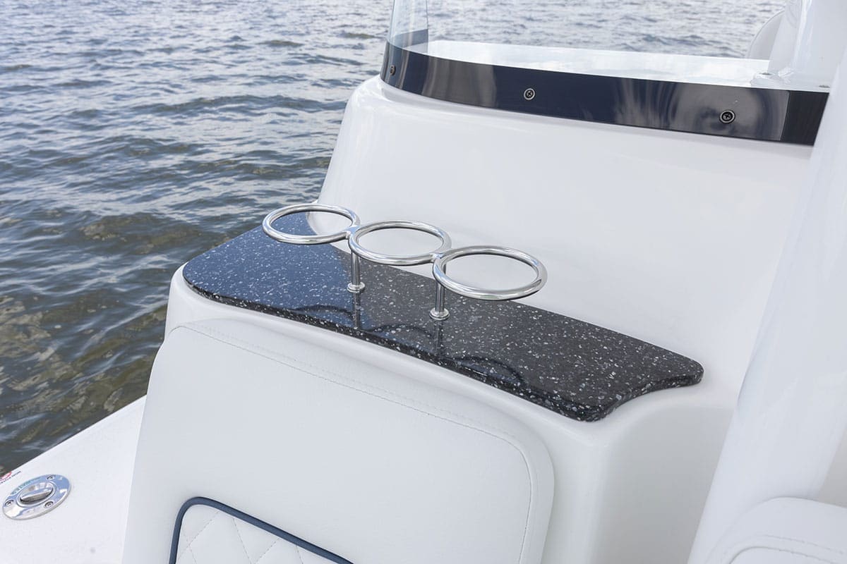 Sea Fox 248 Side Console cup holders