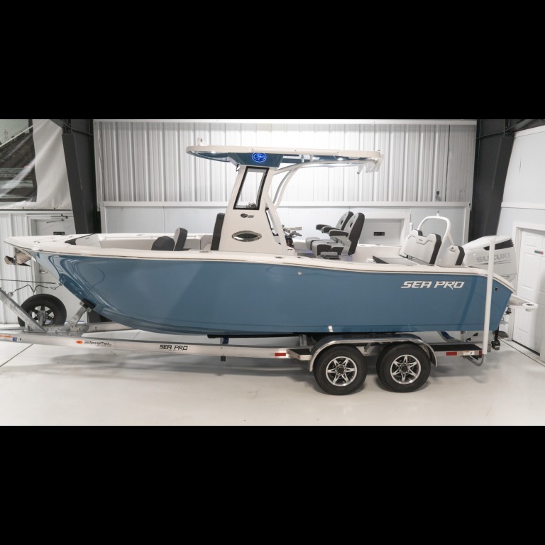2026 - Sea Pro - 245 FLX - boat - Sea Creature Blue / Gray - SouthTown Watersports - Charlotte, NC - featured image