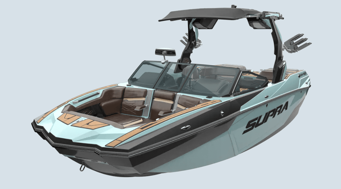 2026 - Supra - SA 450 - boat - Slate Blue / Walnut - SouthTown Watersports - Charlotte, NC - gallery image